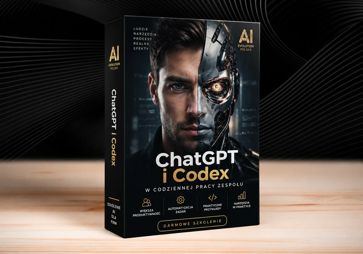 Pudełko kursu ChatGPT i Codex - AI Evolution Polska